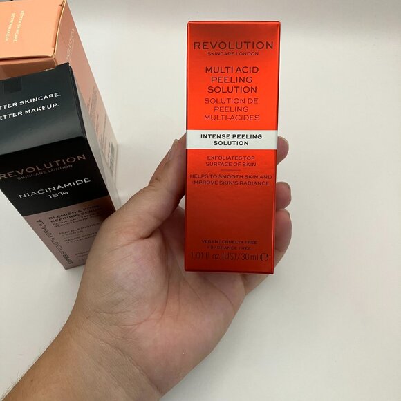 Revolution Skincare Serums Set Glycolic, Niacinamide & Multi Acid Peel 30ml 3set - Picture 10 of 12